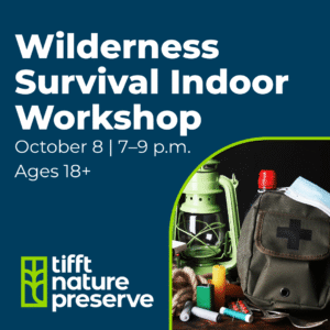 Wilderness survival indoor workshop at Tifft