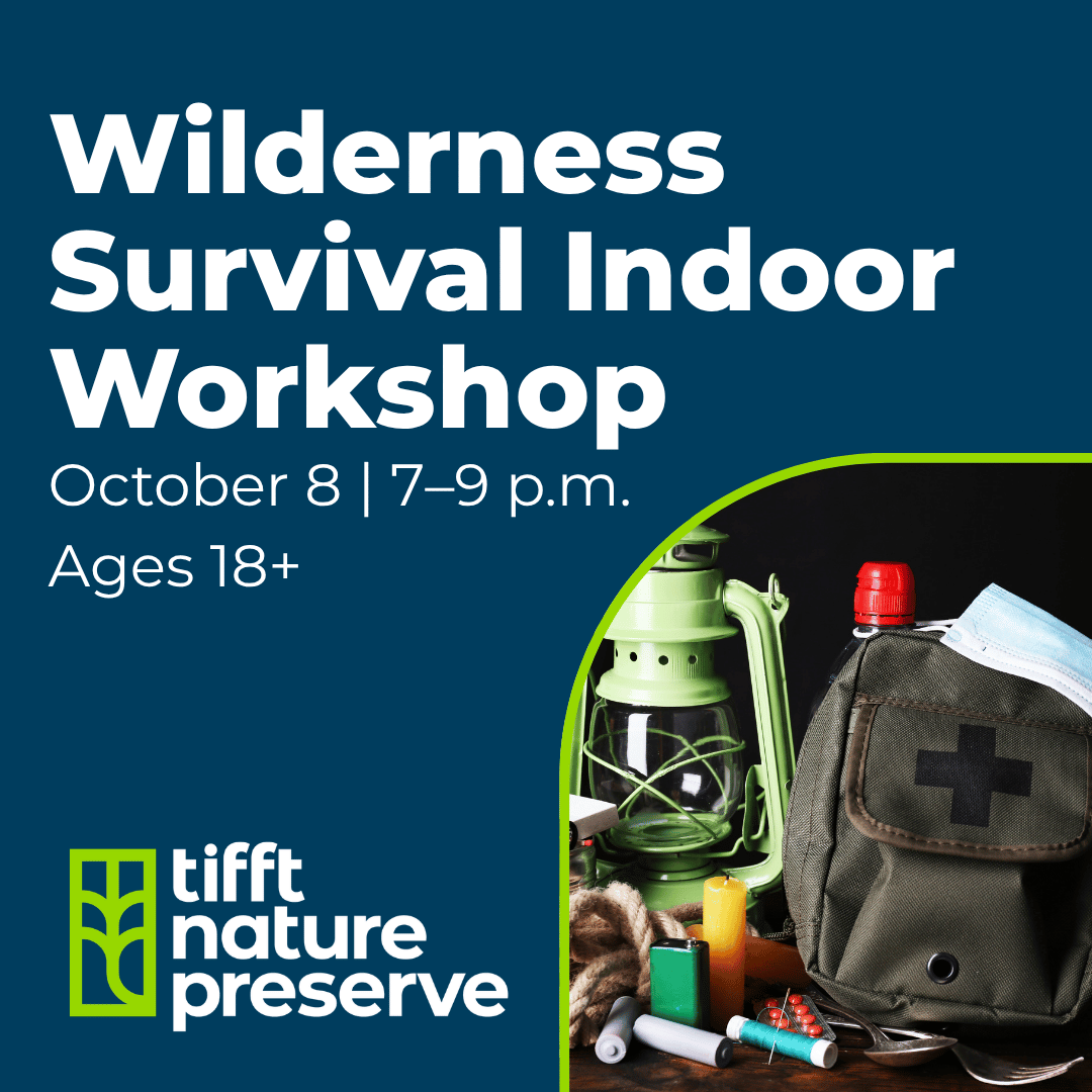Wilderness survival indoor workshop at Tifft