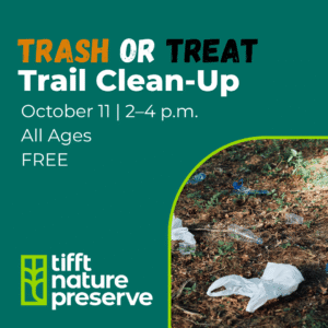 trash or treat clean up at tifft