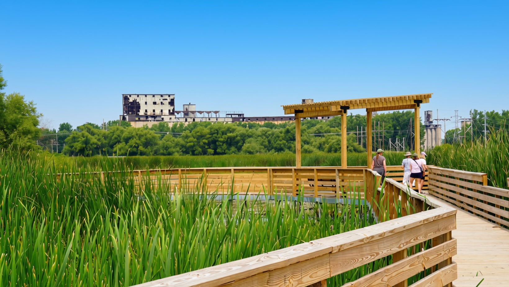 New accessibility trail on the wetlands